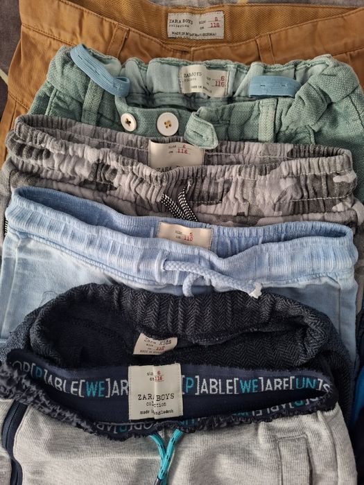 Lot pantaloni scurti 116cm zara