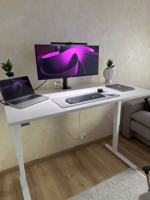 Birou reglabil electric 80x160cm
