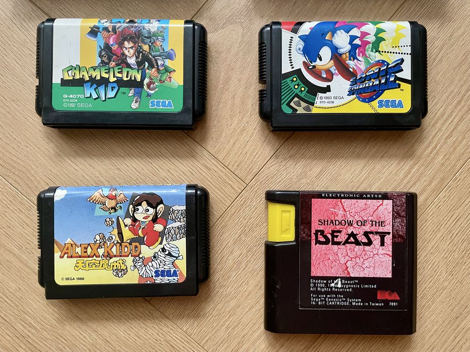 Лицензионные картриджы для SEGA
