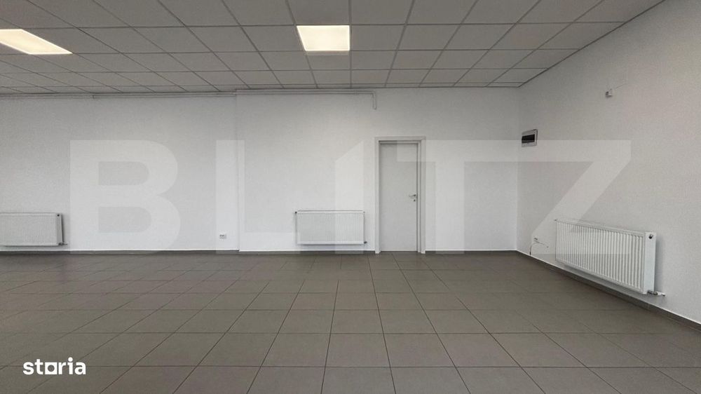 Spatiu comercial open space configurabil, parter, 65 mp utili, zona 1