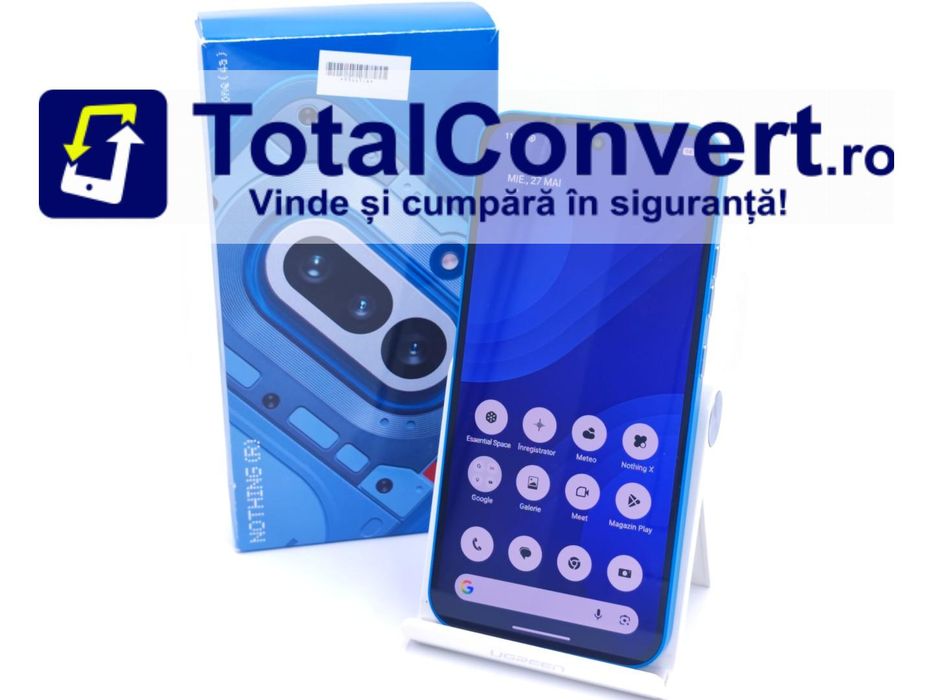 Nothing Phone (4a) 256GB Blue 12GB Dual, Garantie 24 luni | #D93441