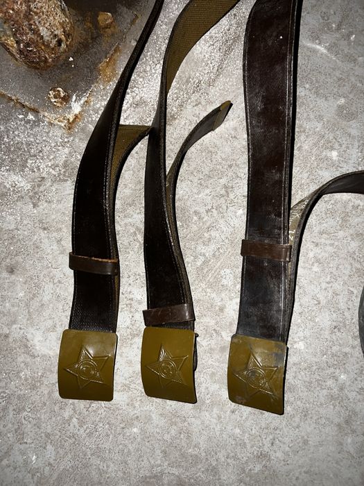 Ремни советские кожаные