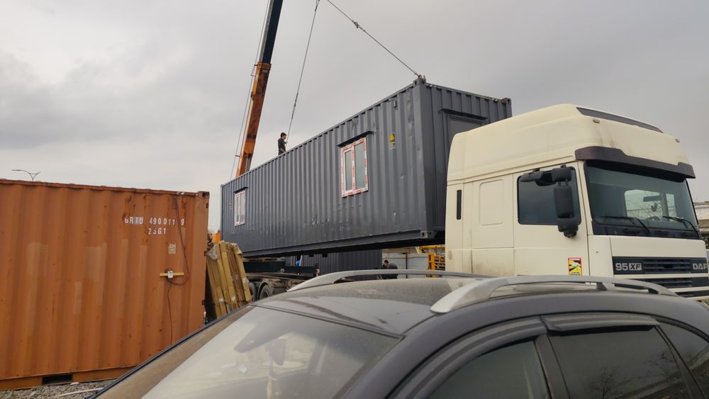 Контейнер Уйлар Офис Ёток Хона Санузел раздельный Охрана бутка