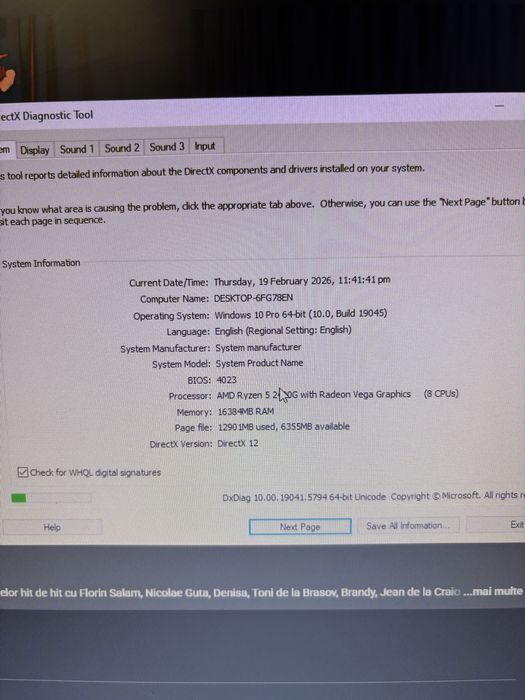 Unitate / pc gaming ryzen 5 gtx 16gb ram