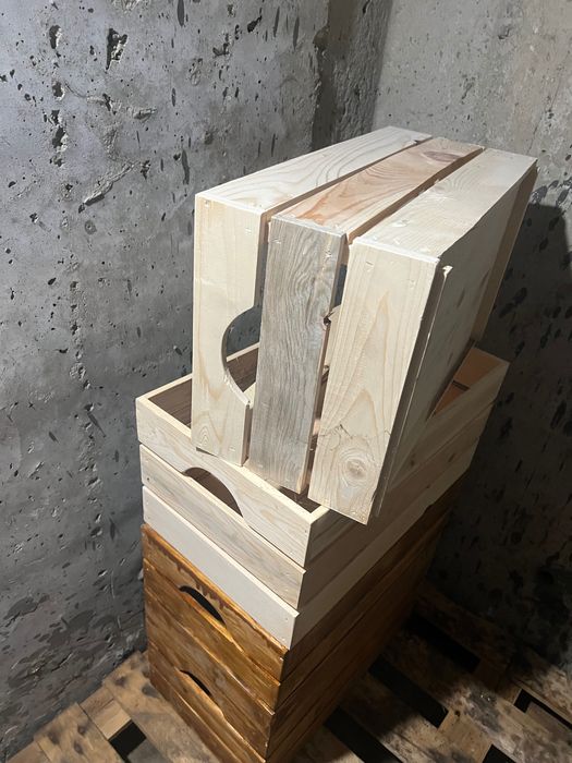 Дървени щайги за плод и зеленчук - 65лв/бр.