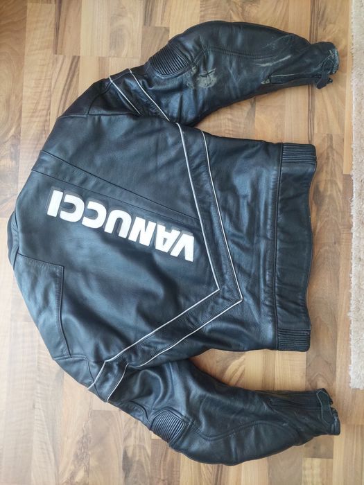 Geaca moto Vanucci,marime 48,piele naturala