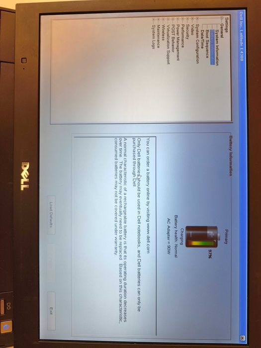 Лаптоп dell latitude e4300 4b/ 250gb подсветка на клавиатура, здрава батерия