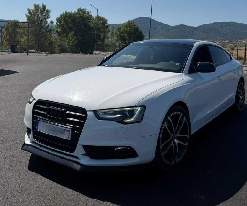 Преден лип спойлер за ауди а5 с5 б8.5 фейс с лайн / audi a5 s5 b8.5 lip spoiler s line facelift / добавка за предна броня / нож