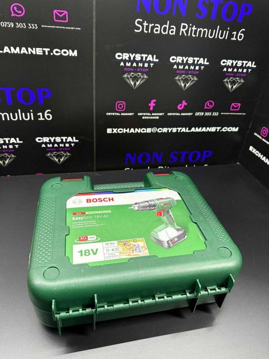 Masina de gaurit insurubat - Bosch EasyDrill 18V 40 Noua