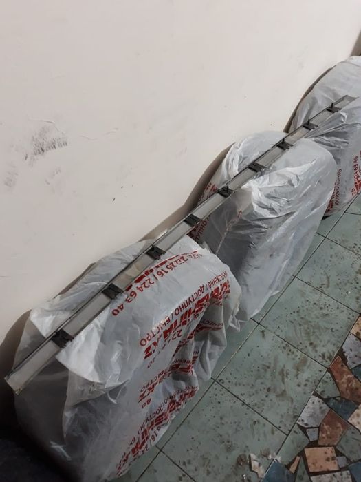 Накладка хром на задний бампер