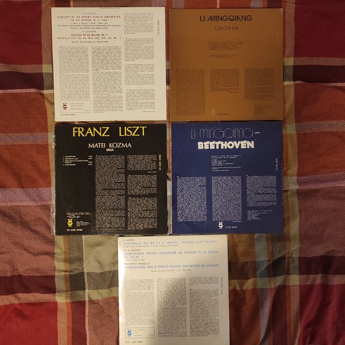 Set 5 viniluri Electrecord - Muzică clasică