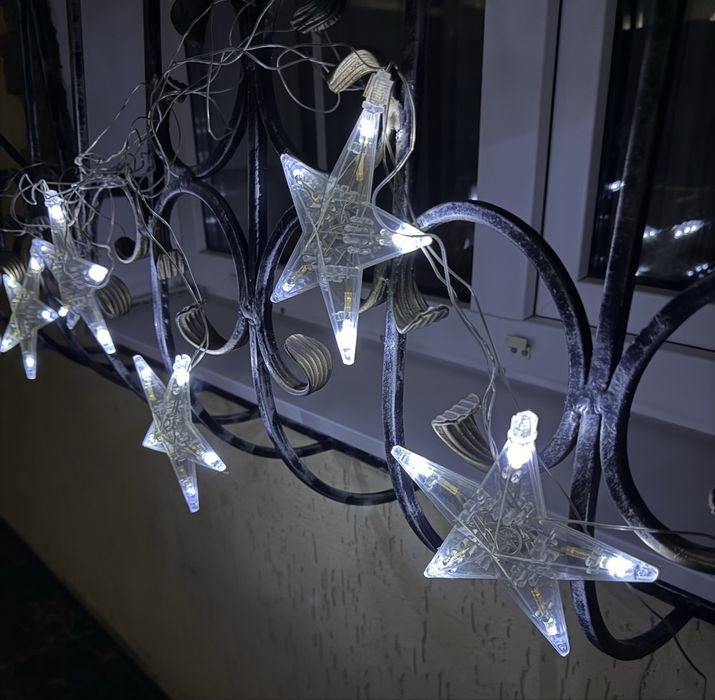 Гирлянда - светодиодные звезды