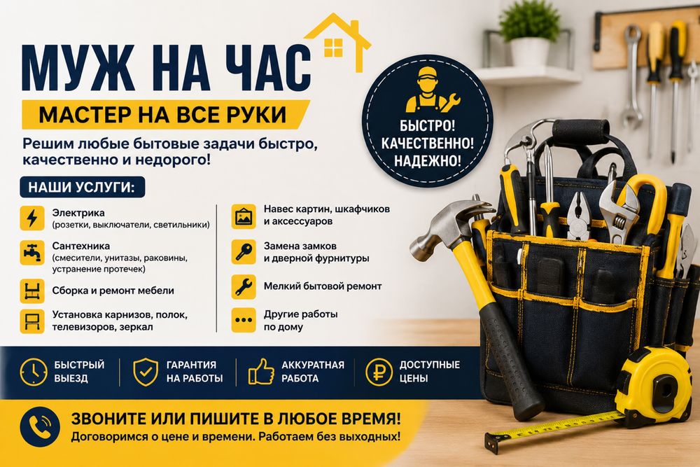 Муж на час| Мастер на все ркуи