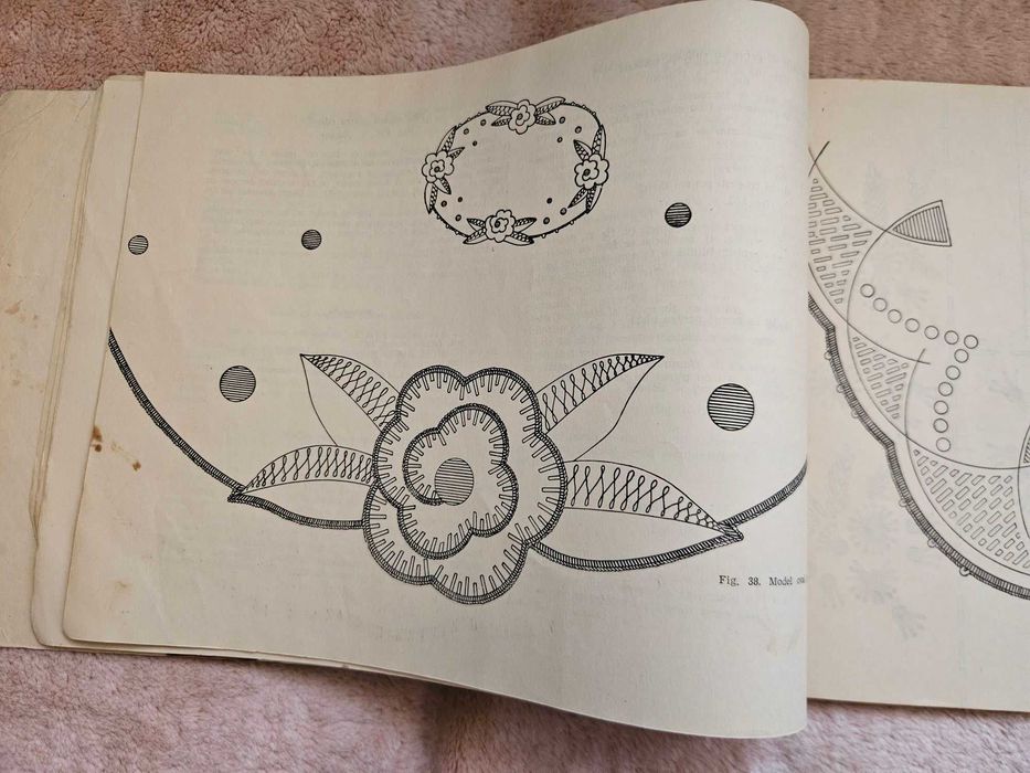 Modele de broderie, Ida Missir, 1967, vintage, planse si diagrame
