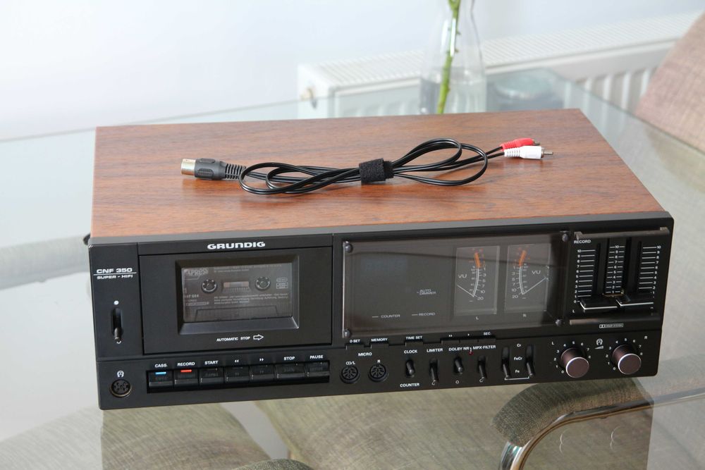 Grundig CNF 350 (Sanyo RD 5600) casetofon deck complet revizuit