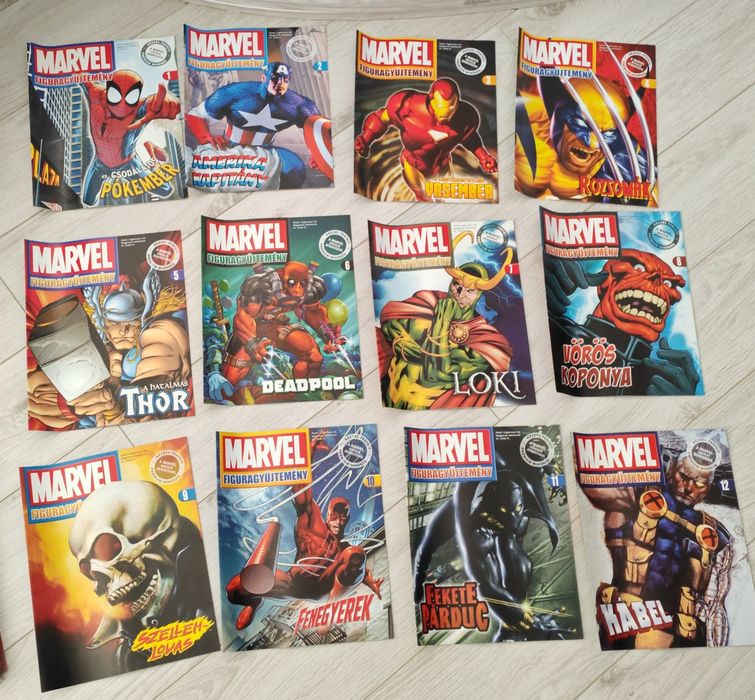 Lot 40 reviste eroi caractere Marvel in limba maghiara