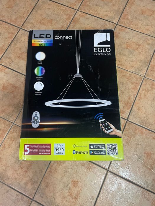 Lampa suspendata EGLO connect Hornitos-C lampă LED, rotundă