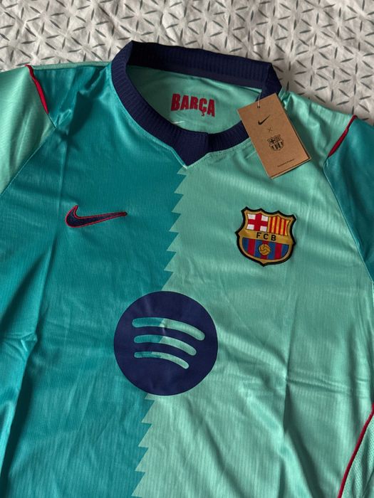 Tricou Barcelona third kit verde 2026-2027 la liga champions league