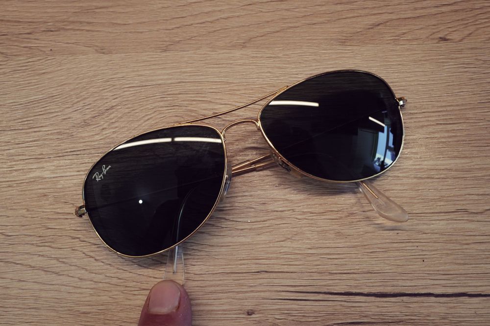 Ochelari de soare Ray Ban rb3362 cockpit lentile G15 aviator compact