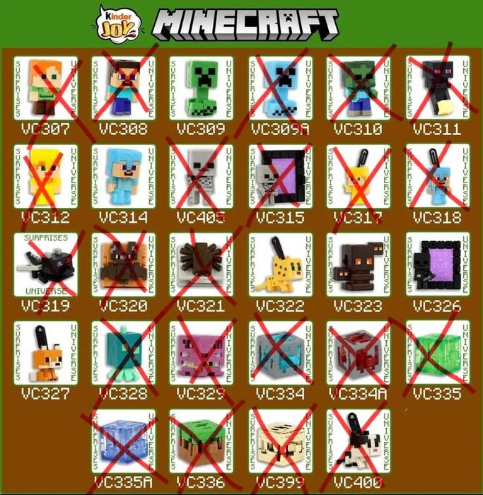 Киндер joy майнкрафт