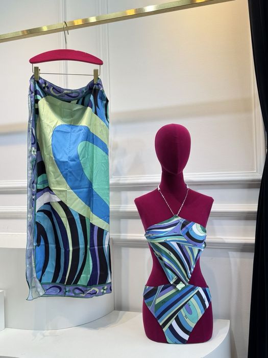 Pucci дамски цял бански XS/S