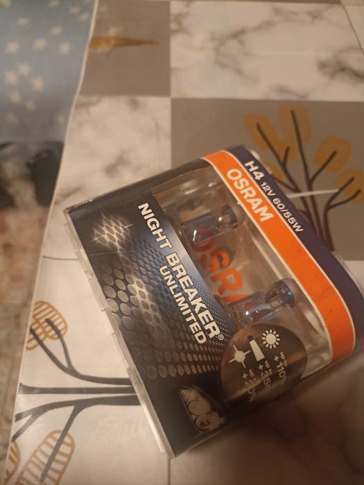 Becuri H 4 Osram cu vizibilitate ridicată pe timp de noapte