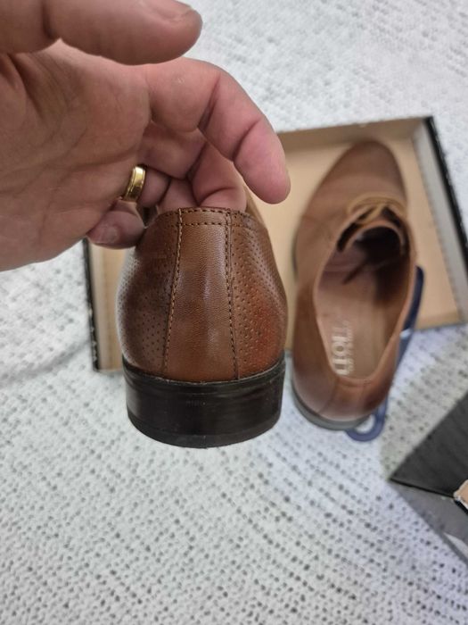 Pantofi maro, barbati, Leoflex, extrem de confortabili, marime 40