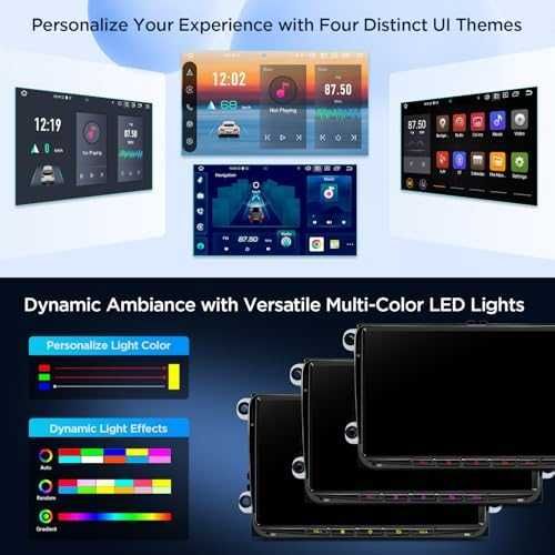 Нов Мощен 9" Android 14 Авто Радио CarPlay GPS DSP за VW Skoda кола