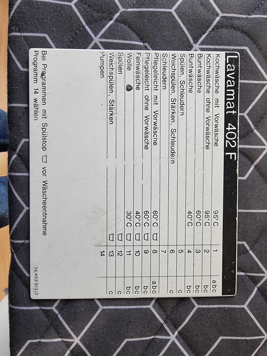 Пералня машина марка AEG, модел LAVAMAT 402F. Работеща