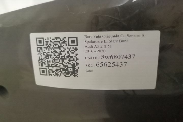 Bara Fata Originala Cu Senzori Si Spalatoare In Stare Buna Audi A5 2 (