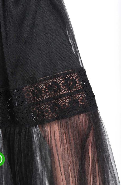 Fustă Tulle Negru IZABELA MANDOIU – Mărimea 36 – Designer Român – Noua