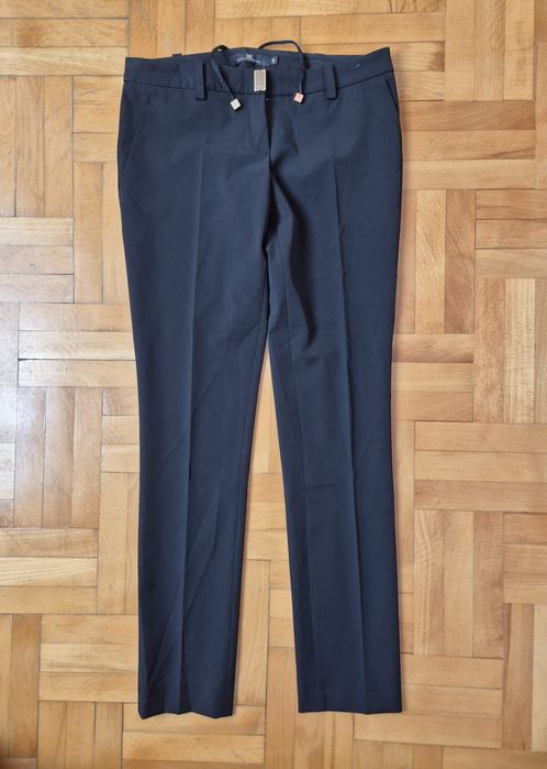 Pantaloni lux Elisabetta Franchi, Eleganți, Made in Italy, Damă - 40