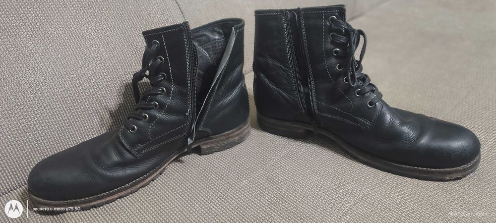 Мъжки Боти естествена кожа - цената се коментира.