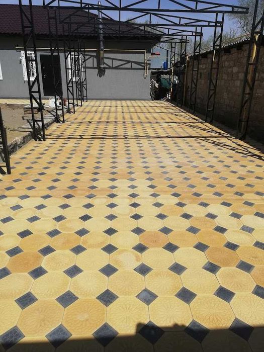 Укладка брусчатки