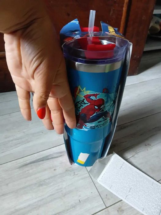 Termos inox ptr copii , cu animate minni si spiderman