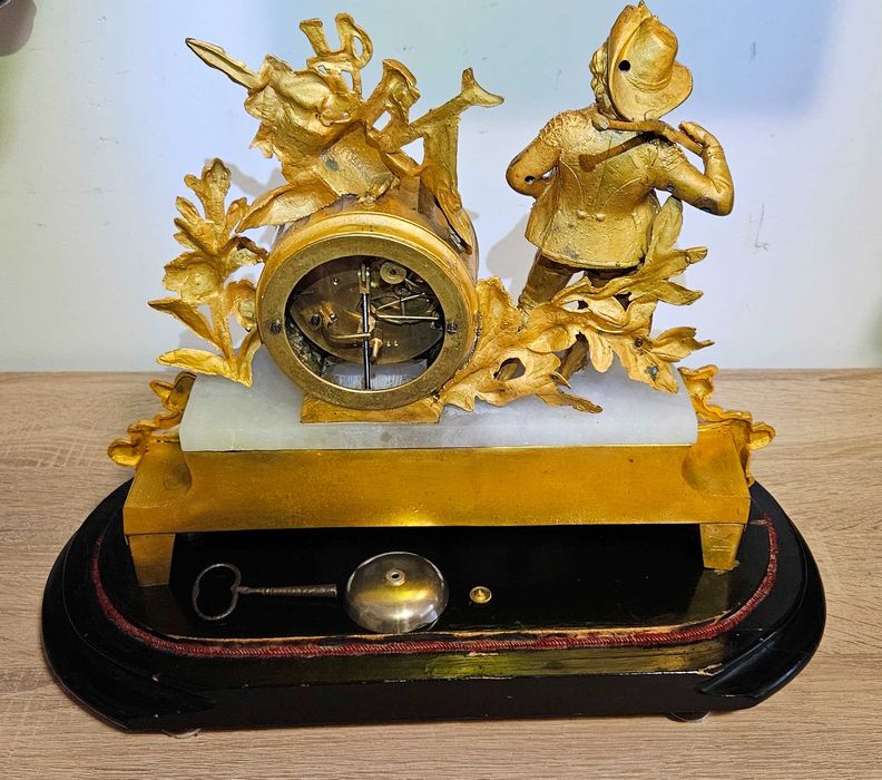 Ceas de semineu cu pendul  anii 1870 - 1880