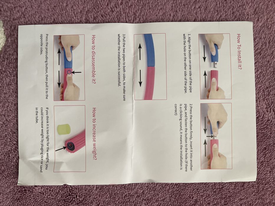 Hula Hoop фитнес обръч