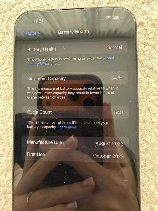 Iphone 15 pro max  256 GB Albastru