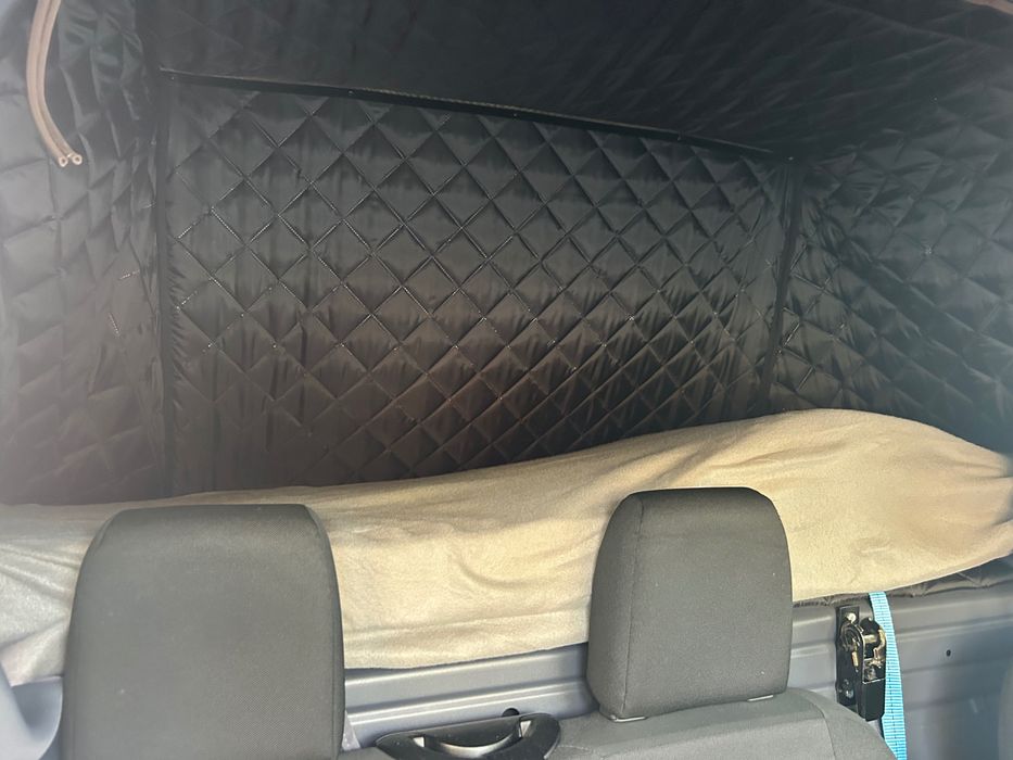 Pat de dormit rabatabil pentru Mercedes Sprinter – tapițat, cu saltea