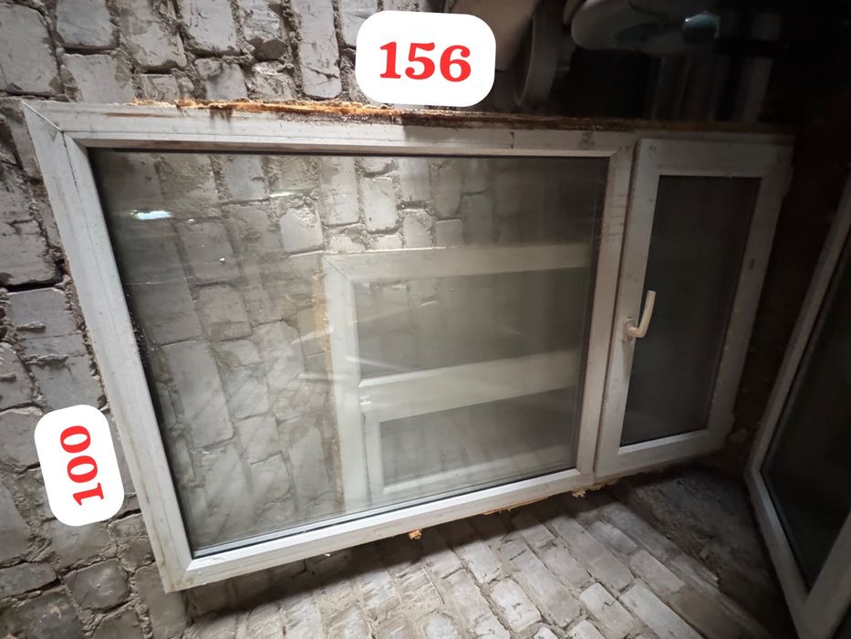 Окна пластиковые 3 штуки