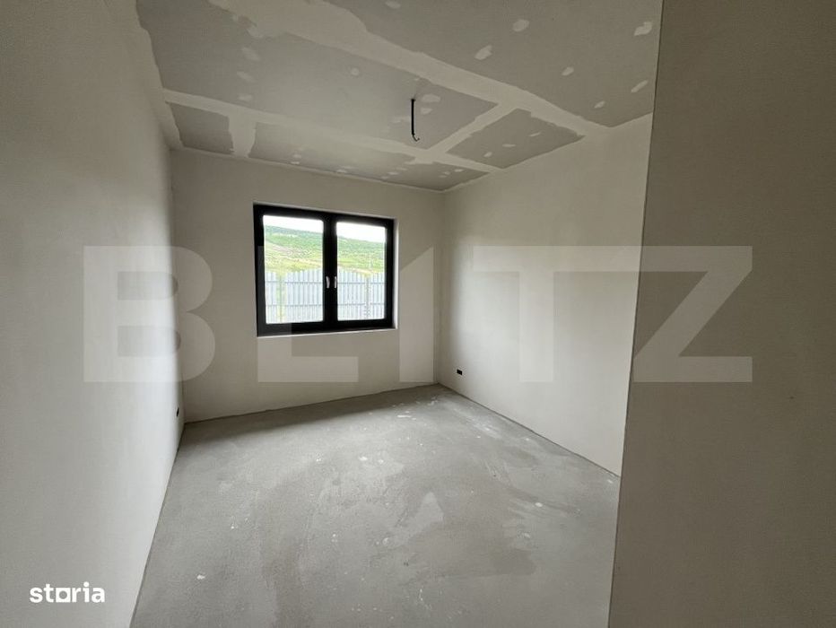 Casa pe un nivel, 115 mp utili, 505 mp teren, Popesti
