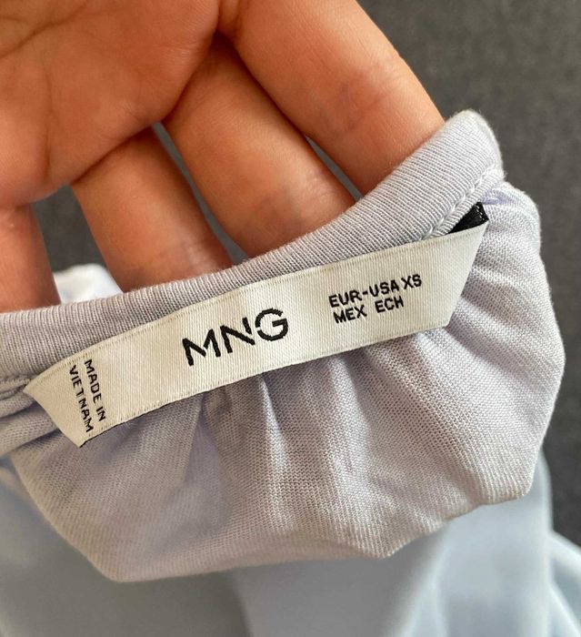 блуза MANGO пролетна/лятна изключително удобна стилна за дънки/костюм