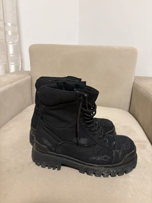 balenciaga strike combat boots