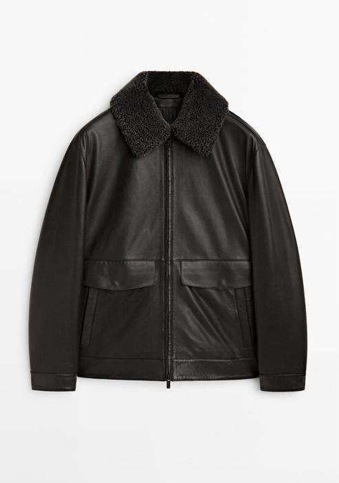 Geaca Massimo Dutti din piele