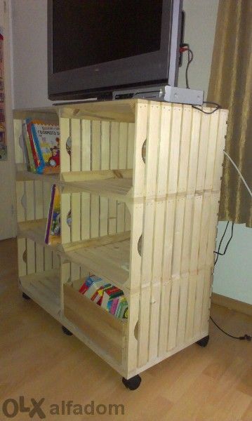 Тв шкаф тип "мебел от щайги"