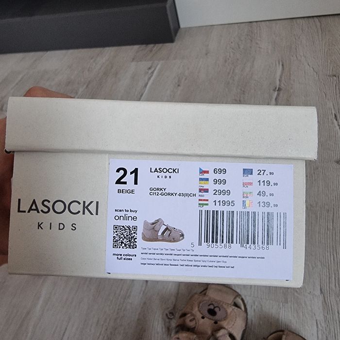 Sandale din piele bebe Lasocki