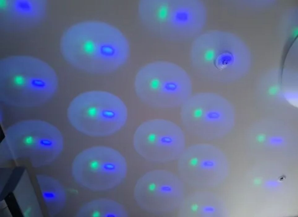 LED прожектор за  автомобил, звездно небе , цветомузика USB , RGB ламп