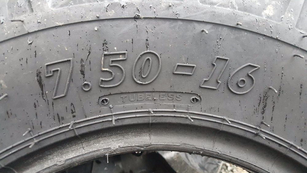 7.50-16 bradulet cauciucuri noi tractiune BKT 8 pliuri garantie 2 ani