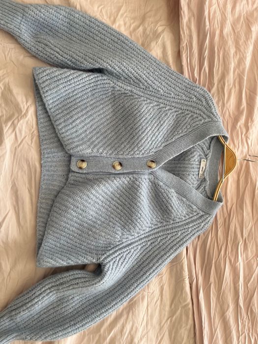 Суитчер DONNA KARAN DKNY Вълнена Жилетка Mango, сако MOTIVI