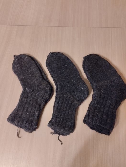 Носки шерстяные .